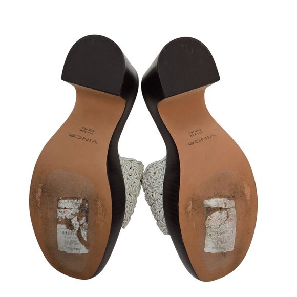 Vince. Nicki Crochet Platform High Heel Sandals Size 9.5 - Picture 8 of 12